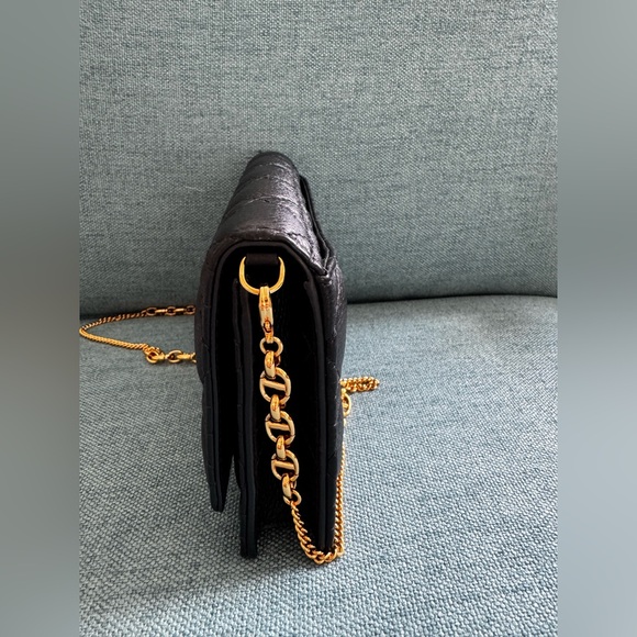 Authentic Black Dior Caro Pouch with Chain (only wore once!) - Picture 15 of 17